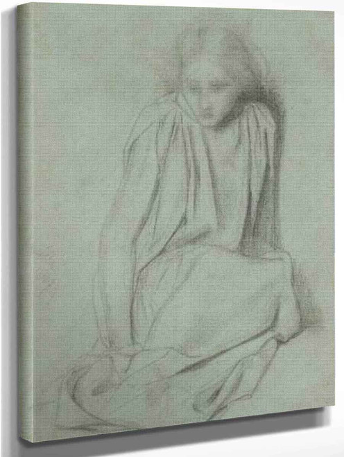 Ecce Ancilla Domini! Study By Dante Gabriel Rossetti