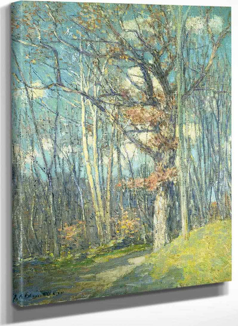 White Oaks By Julian Alden Weir