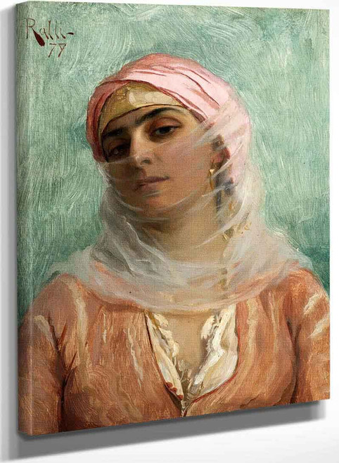 Young Turkish Woman (Also Known As Jeune Ottomane) By Theodoros Ralli