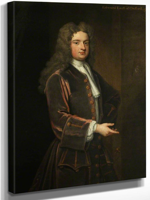 Edward Harley, 2Nd Earl Of Oxford By Sir Godfrey Kneller, Bt.  By Sir Godfrey Kneller, Bt.