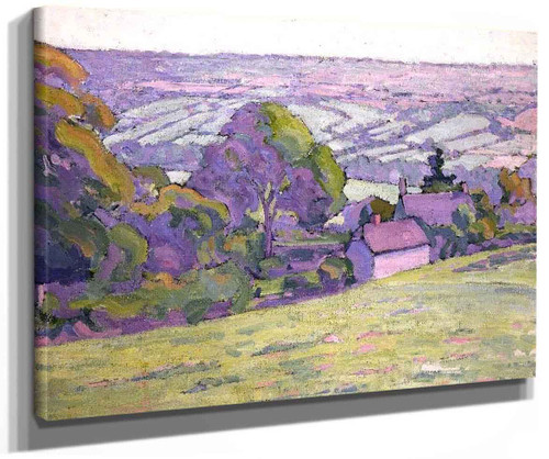 A Devonshire Valley Number 1 By Robert Bevan