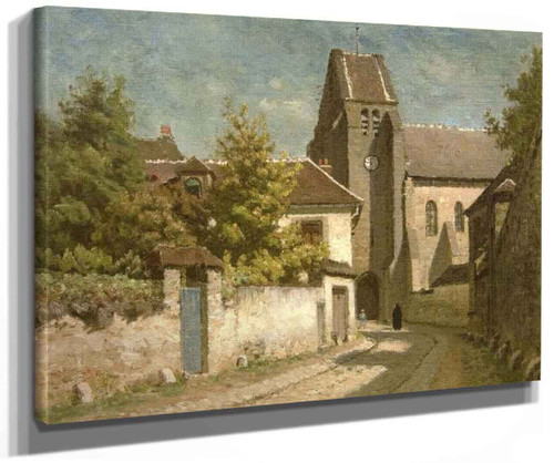 A French Village Lane By John Joseph Enneking