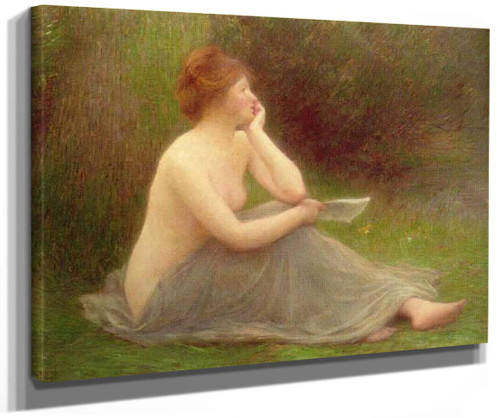 A Pensive Moment By Louis Joseph Raphael Collin