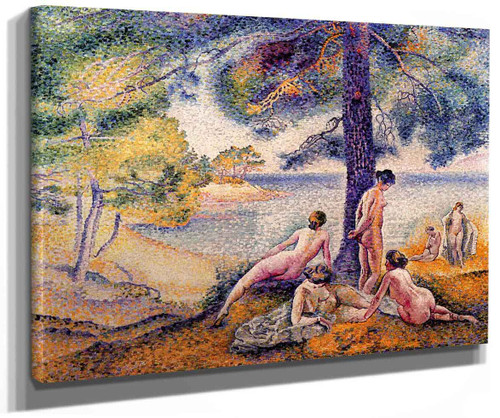 A Place In The Shade (Also Known As The Shaded Beach) By Henri Edmond Cross