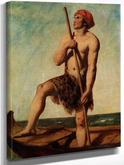 Egyptian Rower By William Etty By William Etty