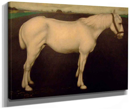 A White Horse By Jan Mankes