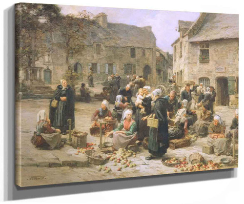 Apple Market Landerneau Brittany (Also Known As Le Marche Au Pomme De Landerneau) By Robert Bevan