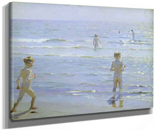 Boys Bathing 1 By Peder Severin Kroyer