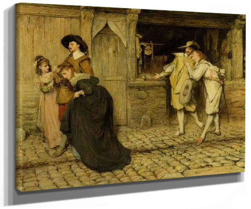 Casus Belli (Also Known As Scene From Walter Scotts Peveril Of The Peak) By Sir William Quiller Orchardson
