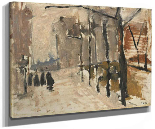 Cityscape In The Hague By George Hendrik Breitner