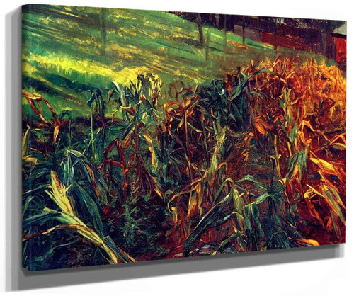 Corn Field By Wilhelm Trubner