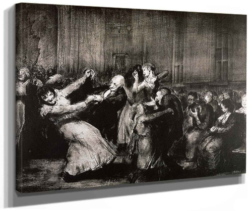 Dance In A Madhouse By George Wesley Bellows