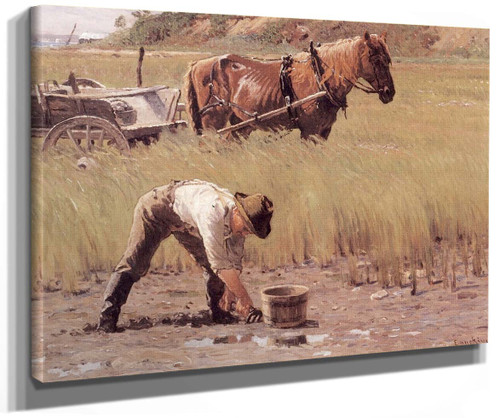 Duxbury Clam Digger (Also Known As A South Duxbury Clam Digger) By John Joseph Enneking