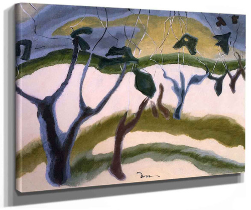 Electric Peach Orchard By Arthur Garfield Dove