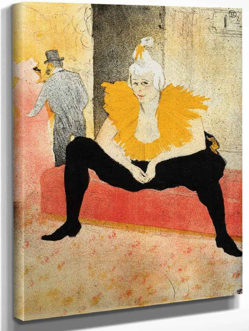 Elles Cha U Kao, Chinese Clown, Seated By Henri De Toulouse Lautrec