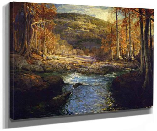 Forest Stream (Also Known As Headwaters Of The Guadalupe) By Julian Onderdonk