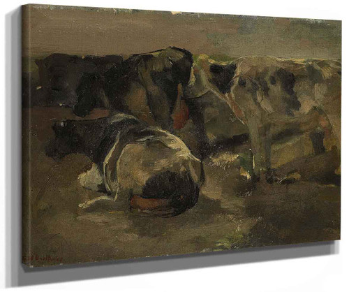 Four Cows By George Hendrik Breitner
