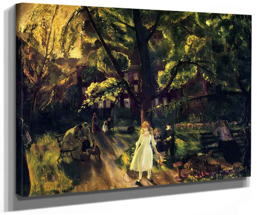 Gramercy Park By George Wesley Bellows