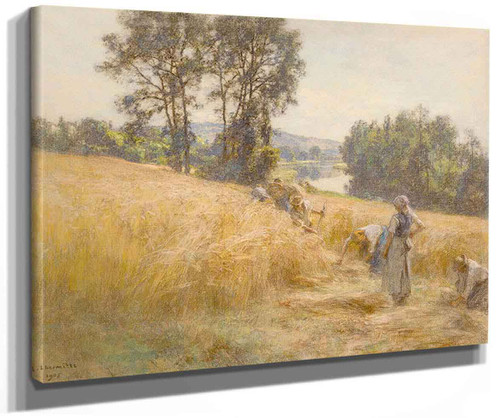 Harvest By The Marne By Robert Bevan