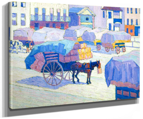 Hay Carts By Robert Bevan