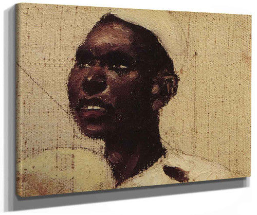 Head Of A Nubian Man By Vasily Polenov