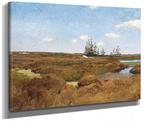 Heather On The Moor By Eugen Felix Prosper Bracht