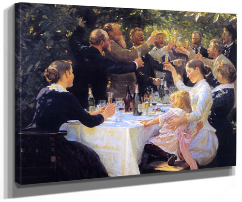 Hip Hip Hurrah! By Peder Severin Kroyer