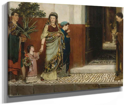 Home From Market (Also Known As Returning Home From Market) By Sir Lawrence Alma Tadema