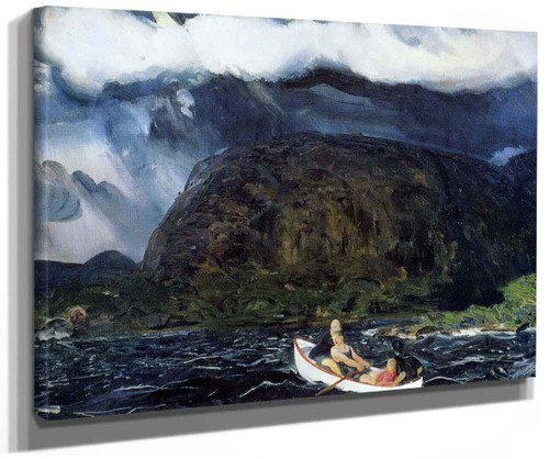 In A Rowboat By George Wesley Bellows