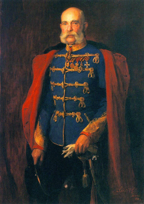 Emperor Francis Joseph Of Austria, King Of Hungary By Philip Alexius De Laszlo By Philip Alexius De Laszlo