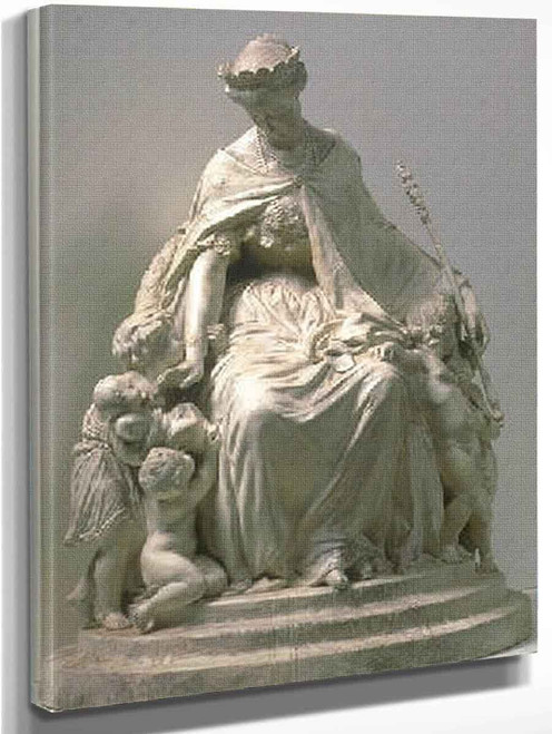 Empress Eugenie Healing Her Sick Children By Jean Baptiste Carpeaux