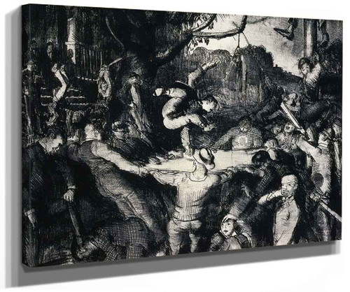 Initiation Into The Frat By George Wesley Bellows