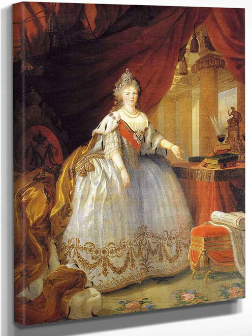 Empress Maria Feodorovna By Elisabeth Vigee Lebrun