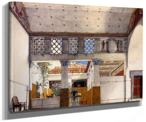 Interior Of Caius Martius House (Also Known As Interior Of Caius Marcius House) By Sir Lawrence Alma Tadema
