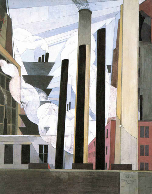End Of The Parade, Coatesville, Pa. By Charles Demuth By Charles Demuth
