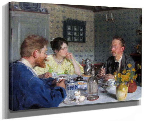Lunch With Otto Benzon By Peder Severin Kroyer