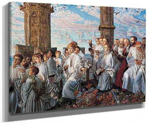 May Morning On Magdalen College Tower Oxford An Ancient Annual Ceremony By William Holman Hunt