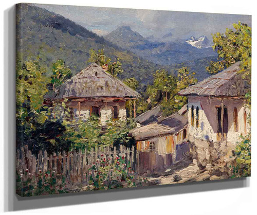 Mountain Village By Nikolai Nikanorovich Dubovskoy