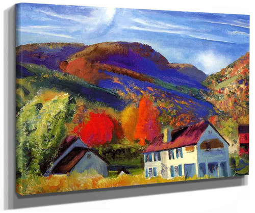 My House Woodstock By George Wesley Bellows