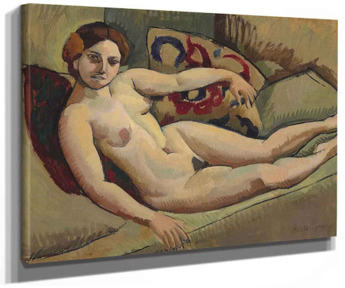 Nude On The Couch By Roger De La Fresnaye