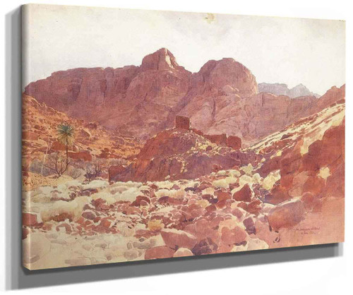 Old Hermitage Sinai (Alte Einsiedelei Am Sinai) By Eugen Felix Prosper Bracht