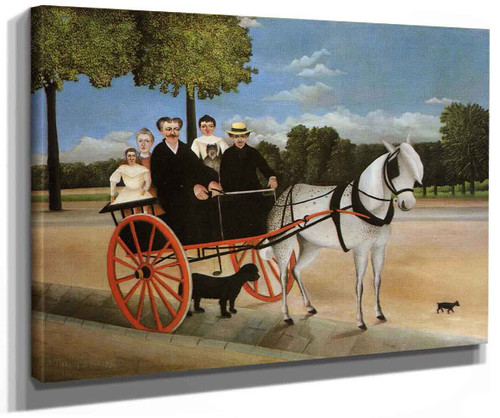 Old Juniors Cart By Henri Rousseau