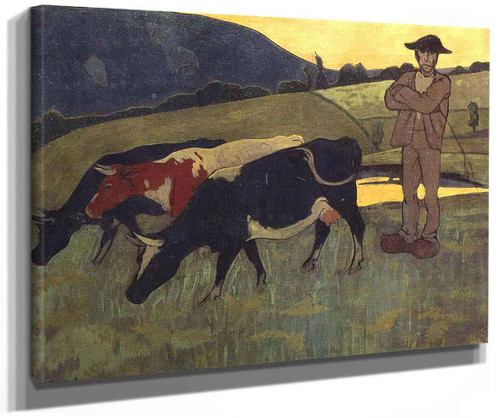 Peasant With Three Crows By Paul Serusier