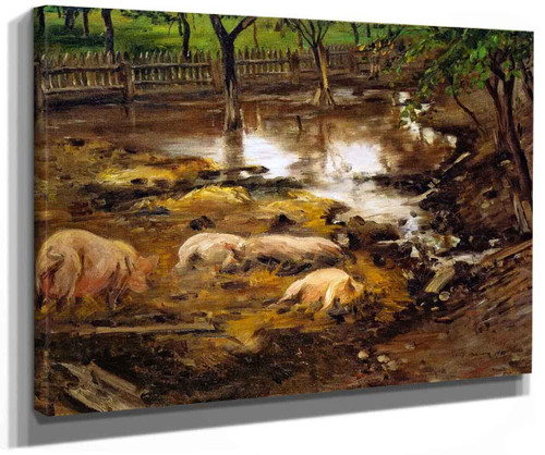 Pig Sty By Lovis Corinth