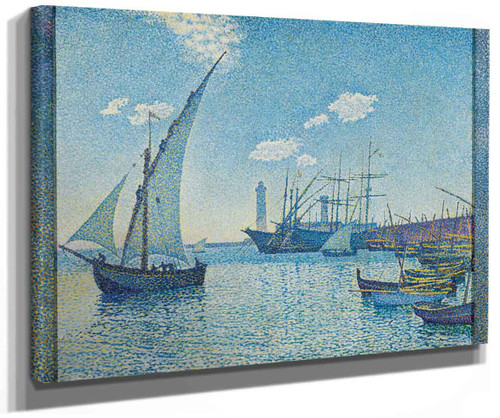 Port Of Cette The Tartanes By Theo Van Rysselberghe