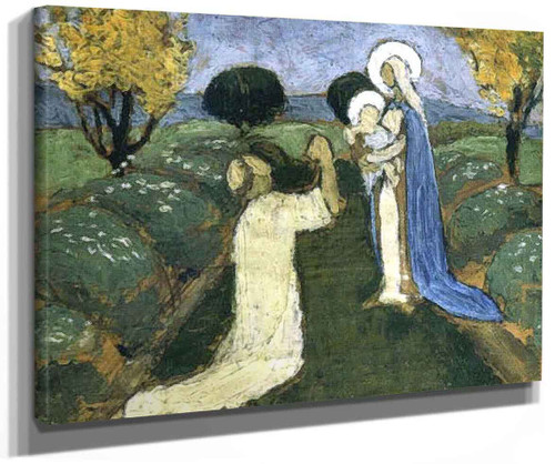 Priere A La Vierge (Also Known As Hommage A Jean Verkade) By Paul Serusier