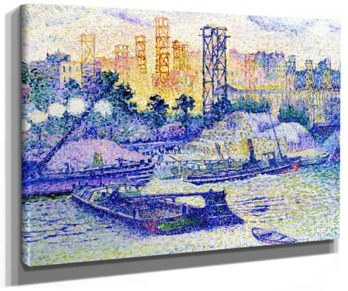 Quai De Passy By Henri Edmond Cross