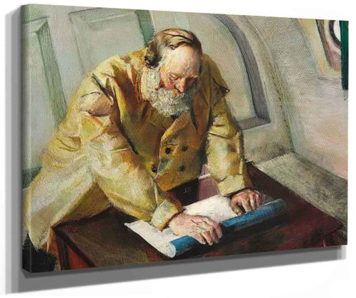 Reading The Chart By Christian Krohg