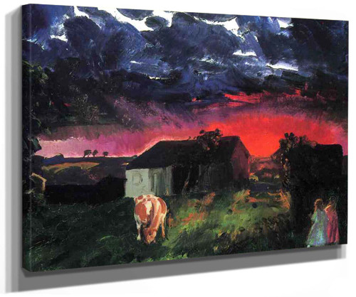 Red Sun By George Wesley Bellows