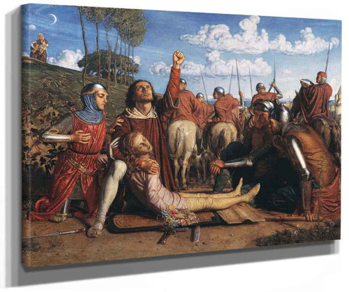 Rienzi Vowing To Obtain Justice For The Death Of His Young Brother Slain In A Skirmish Between The Colonna And The Orsini Factions By William Holman Hunt